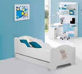 Детская кровать ADRK Furniture Amadis Dog 80x160 см, белый цвет цена и информация | Детские кровати | 220.lv