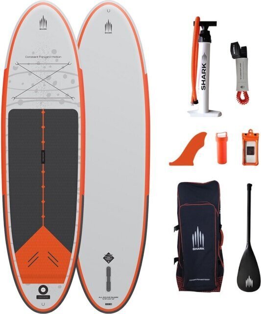 Piepūšamais airu dēlis Shark All Round SUP, 274x86,4 cm cena un informācija | SUP dēļi, sērfa dēļi un piederumi | 220.lv