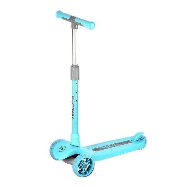 Trīsriteņu skrejritenis Scooter Nils Fun HLB09 Turquoise, zils цена и информация | Skrejriteņi | 220.lv