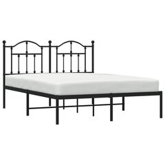 Каркас кровати vidaXL, 120x200 см, черный цена и информация | Кровати | 220.lv