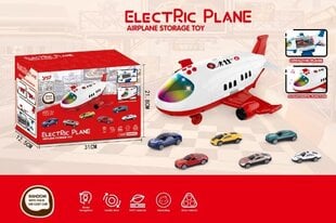 Pārvadātāja lidmašīna ar automašīnām, sarkana cena un informācija | Rotaļlietas zēniem | 220.lv
