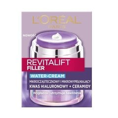 Sejas krēms L'Oréal Paris Revitalift Filler, 50 ml cena un informācija | Sejas krēmi | 220.lv