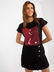 Sieviešu T-krekls Fancy, melns cena un informācija | T-krekli sievietēm | 220.lv