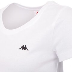 T-krekls sievietēm Kappa Halina W 308000 11-0601, balts cena un informācija | T-krekli sievietēm | 220.lv