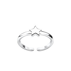 Серебряное кольцо на пальце ноги Elfas SKG022 цена и информация | Кольца | 220.lv