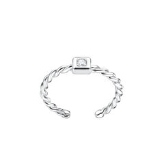 Серебряное кольцо на пальце ноги Elfas SKG014 цена и информация | Кольца | 220.lv