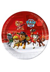 Šķīviši "Paw Patrol - Ready for action", 8 gb., 23 cm cena un informācija | Svētku dekorācijas | 220.lv