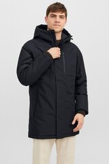 Ziemas jaka Jack&Jones, melna cena un informācija | Vīriešu virsjakas | 220.lv