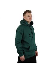 Džemperis unisex Hoodie Dark Green, zaļš cena un informācija | Vīriešu jakas | 220.lv
