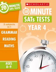 Grammar, Reading & Maths 10-Minute Tests Ages 8-9 цена и информация | Книги для подростков  | 220.lv