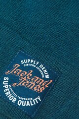 Зимняя шапка JACK JONES 12236532SAILORBLUE, зеленая цена и информация | Мужские шарфы, шапки, перчатки | 220.lv