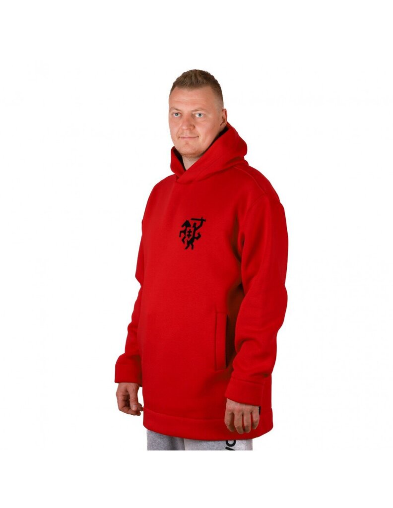 Džemperis Unisex Hoodie Exquisite Line LT Red cena un informācija | Vīriešu jakas | 220.lv