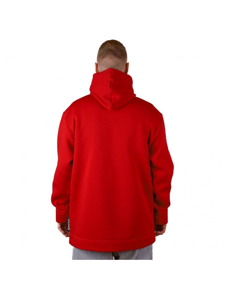 Džemperis Unisex Hoodie Exquisite Line LT Red cena un informācija | Vīriešu jakas | 220.lv