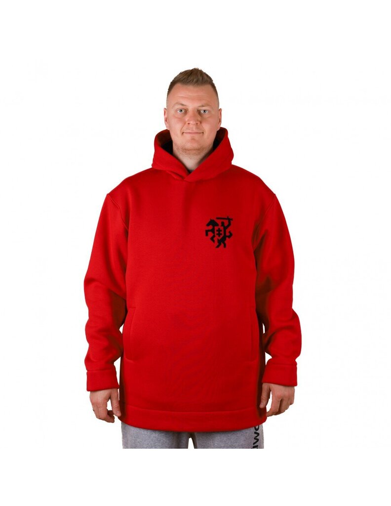 Džemperis Unisex Hoodie Exquisite Line LT Red cena un informācija | Vīriešu jakas | 220.lv