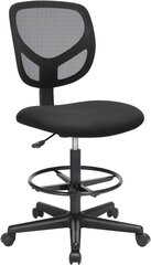 Простой офисный стул с сеткой SONGMICS OBN15BK цена и информация | Офисные кресла | 220.lv