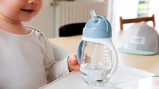 Бутылочка для питья с трубочкой Beaba, 300 мл цена и информация | Детская посуда, контейнеры для молока и еды | 220.lv