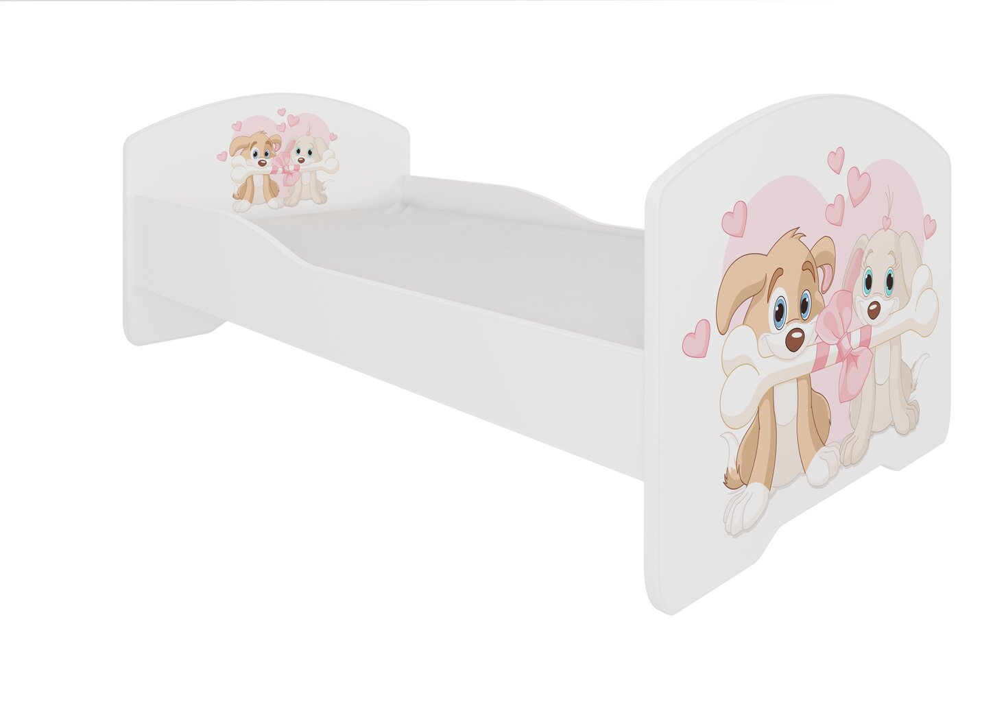 Bērnu gulta ADRK Furniture Pepe dogs, 70x140 cm, dažādu krāsu cena un informācija | Bērnu gultas | 220.lv