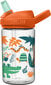 Bērnu pudele Camelbak Eddy+Kids Jungle Animals 400 ml, oranža цена и информация | Ūdens pudeles | 220.lv
