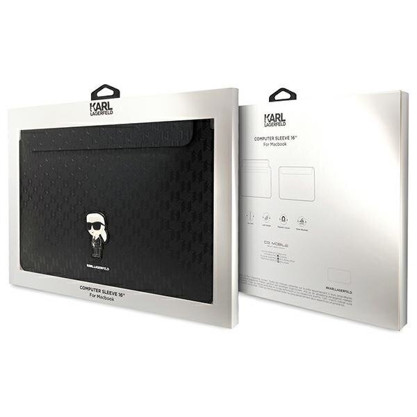 Karl Lagerfeld Sleeve KLCS16SAKHPKK 16" soma цена и информация | Somas portatīvajiem datoriem | 220.lv