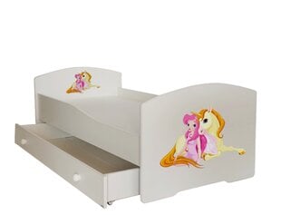 Детская кровать ADRK Furniture Pepe Girl with unicorn, 70х140 см, разных цветов цена и информация | Детские кровати | 220.lv