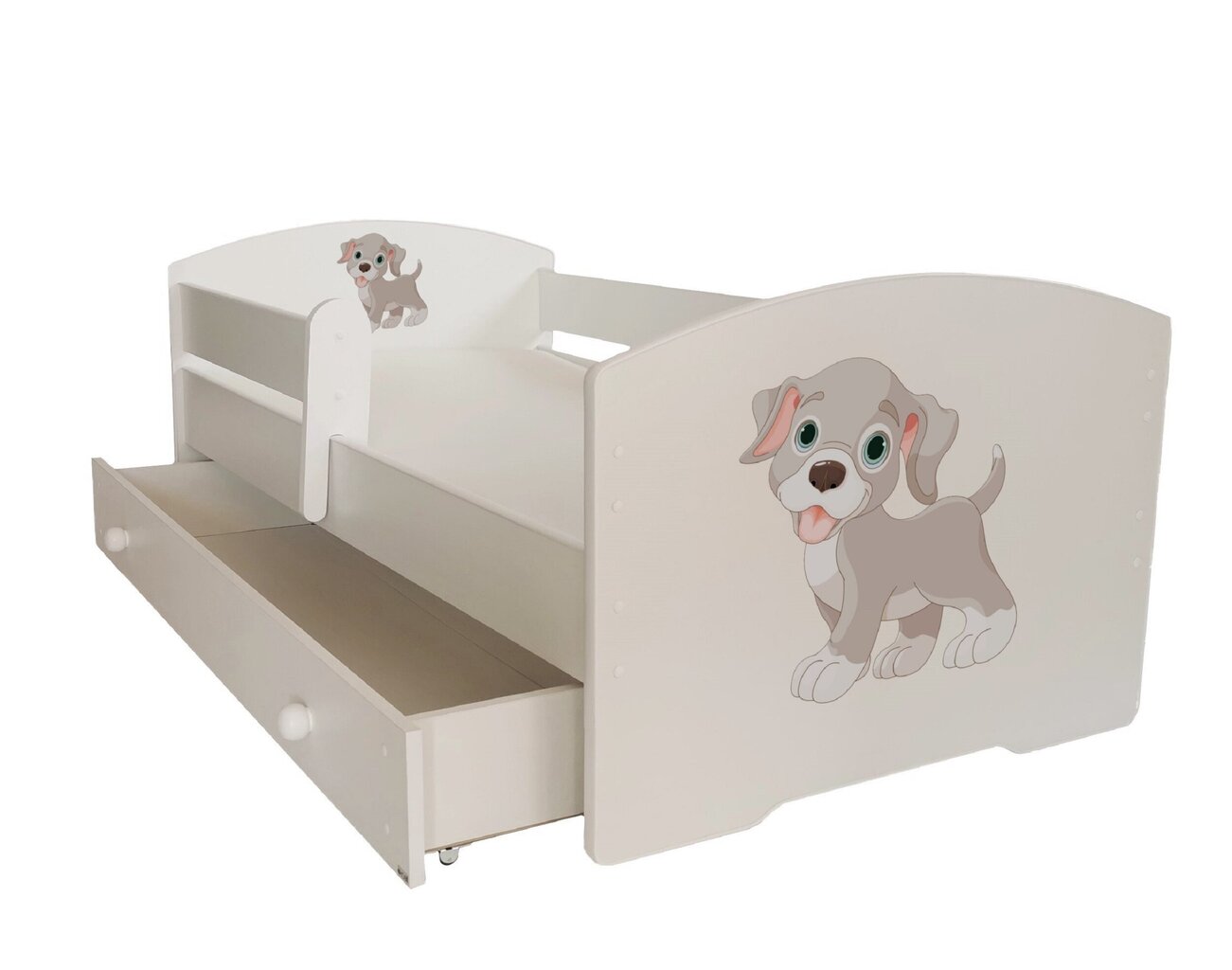 Bērnu gulta ADRK Furniture Pepe dog, 70x140 cm, dažādu krāsu cena un informācija | Bērnu gultas | 220.lv