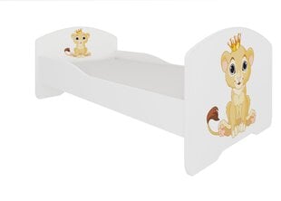 Bērnu gulta ADRK Furniture Pepe Lion, 70x140 cm, dažādu krāsu cena un informācija | Bērnu gultas | 220.lv