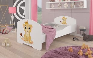 Bērnu gulta ADRK Furniture Pepe Lion, 70x140 cm, dažādu krāsu cena un informācija | Bērnu gultas | 220.lv