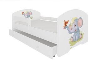 Bērnu gulta ADRK Furniture Pepe Elephant, 70x140 cm, dažādu krāsu cena un informācija | Bērnu gultas | 220.lv