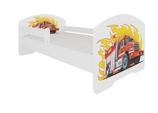 Детская кровать ADRK Furniture Pepe Fire truck, 70х140 см, разных цветов цена и информация | Детские кровати | 220.lv