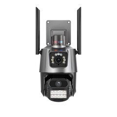 WIFI IP-камера до 180° с функцией обнаружения человека PYRAMID PYR-SH400ADL, 2X1080p, вход для microSD, встроенный микрофон, iCsee app цена и информация | Камеры видеонаблюдения | 220.lv