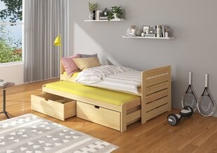 Детская кровать ADRK Furniture Tomi 80x180 см, коричневого цвета цена и информация | Детские кровати | 220.lv