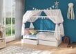 Gulta ADRK Furniture Rose, 80x190 cm, brūna cena un informācija | Bērnu gultas | 220.lv