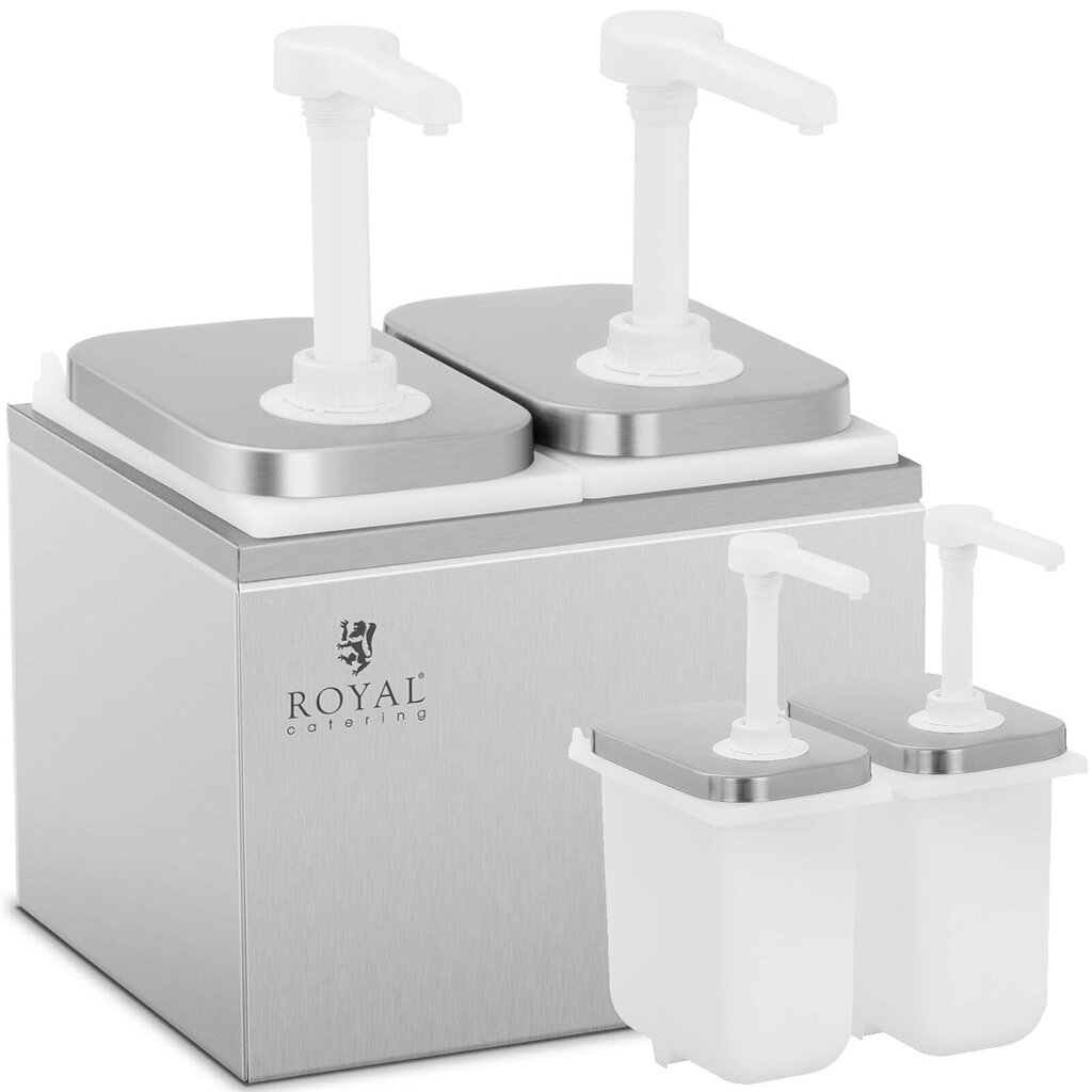 Royal Catering divkāršs mērču dozators, 2 x 2 l cena un informācija | Virtuves piederumi | 220.lv