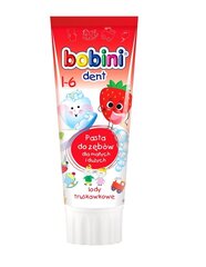 Bērnu zobu pasta Bobini Dent Strawberry Ice Cream, 75 ml cena un informācija | Zobu pastas, birstes | 220.lv