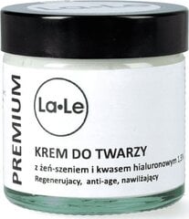 Sejas krēms La Le Cosmetics Ginseng with Hyaluronic Acid, 60 ml cena un informācija | Sejas krēmi | 220.lv