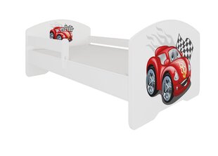 Bērnu gulta Adrk Furniture Pepe car zigzag, 70x140 cm, dažādu krāsu cena un informācija | Bērnu gultas | 220.lv