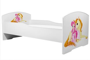 Детская кровать ADRK Furniture Pepe Girl with unicorn, 70х140 см, разных цветов цена и информация | Детские кровати | 220.lv