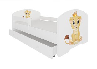 Bērnu gulta Adrk Furniture Pepe Lion, 80x160 cm, dažādu krāsu cena un informācija | Bērnu gultas | 220.lv