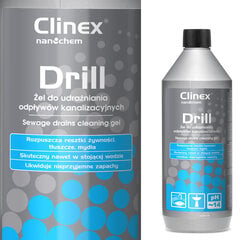 Notekas tīrīšanas želeja Clinex Drill 10114041, 1L cena un informācija | Tīrīšanas līdzekļi | 220.lv