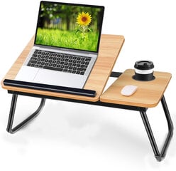 Складной столик для ноутбука Home&Living цена и информация | Компьютерные, письменные столы | 220.lv