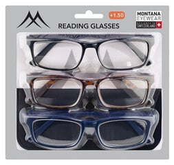 Lasīšanas brilles Montana, 3 gab. cena un informācija | Brilles | 220.lv