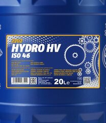 Hidrauliskā eļļa Mannol 2202 Hydro HV ISO 46, 20L cena un informācija | Motoreļļas | 220.lv