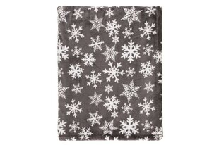 Winteria Ziemassvētku pleds Snowflake, 130x170 cm cena un informācija | Gultas pārklāji, pledi | 220.lv