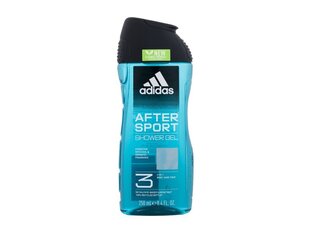 Dušas želeja vīriešiem Adidas After Sport, 250 ml cena un informācija | Adidas Ķermeņa kopšanas līdzekļi | 220.lv