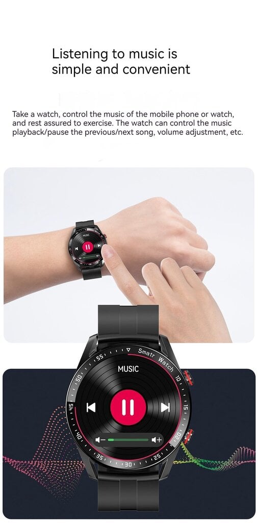 Modux HW20 Black cena un informācija | Viedpulksteņi (smartwatch) | 220.lv
