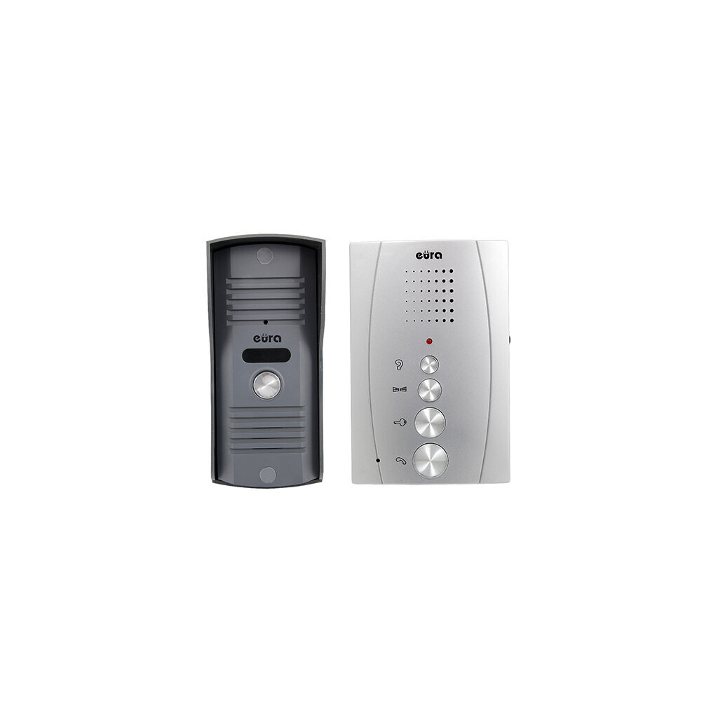 Domofons Intercom Eura ADP-13A3 Invito Silver cena un informācija | Domofoni | 220.lv