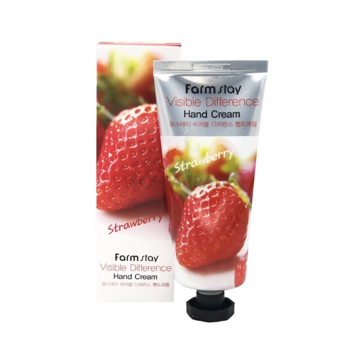 Roku krēms Farm Stay Strawberry Visible Difference, 100 ml cena un informācija | Ķermeņa krēmi, losjoni | 220.lv