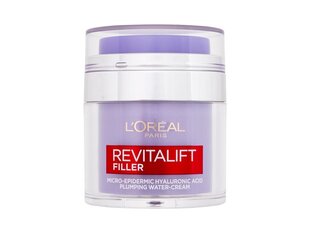 Sejas krēms L'Oréal Paris Revitalift Filler, 50 ml cena un informācija | Sejas krēmi | 220.lv