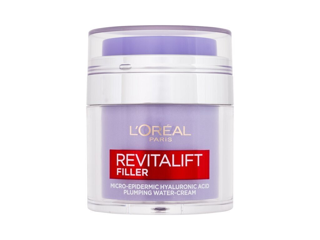 Sejas krēms L'Oréal Paris Revitalift Filler, 50 ml cena un informācija | Sejas krēmi | 220.lv