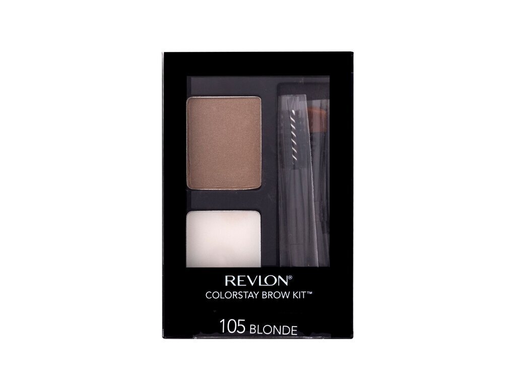 Uzacu ēnas Revlon Colorstay Brow Kit spalva 105 Blonde, 2,42 g cena un informācija | Acu ēnas, skropstu tušas, zīmuļi, serumi | 220.lv